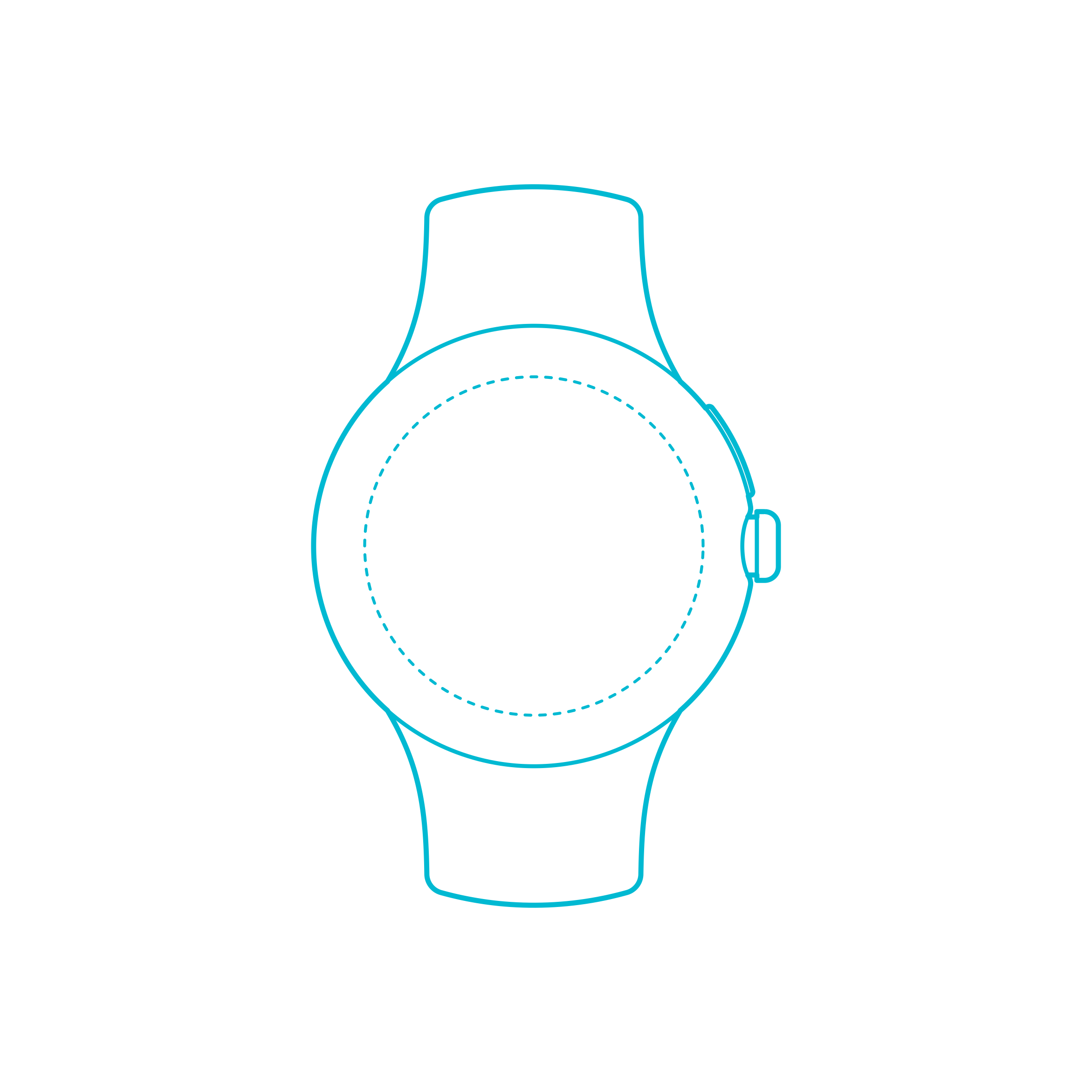 Digital Google Pixel Watch Realistic Line Art Svg Vector Free Vectors